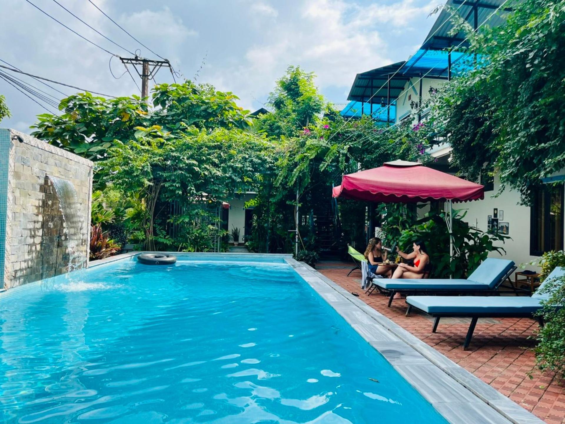 An An Homestay Bungalow Фонгня Экстерьер фото
