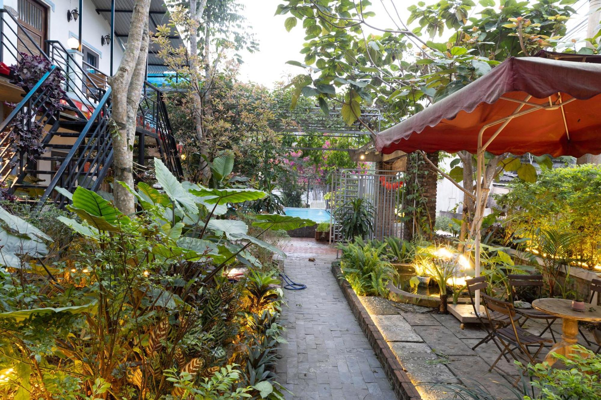 An An Homestay Bungalow Фонгня Экстерьер фото